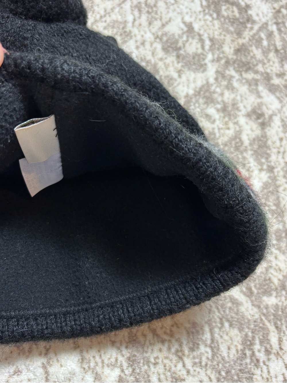 Vintage Orvis Floral Nordic Winter Beanie - Picture 4 of 6